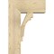 Ekena Millwork Merced Block Rough Sawn Bracket w/ Offset Brace, Douglas Fir, 8"W x 18"D x 26"H BKT0806X18X26MRC05RDF - alternate 2